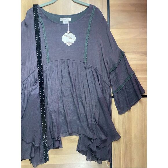 NWT Paisley Vine Long Tunic‎ - Picture 5 of 6